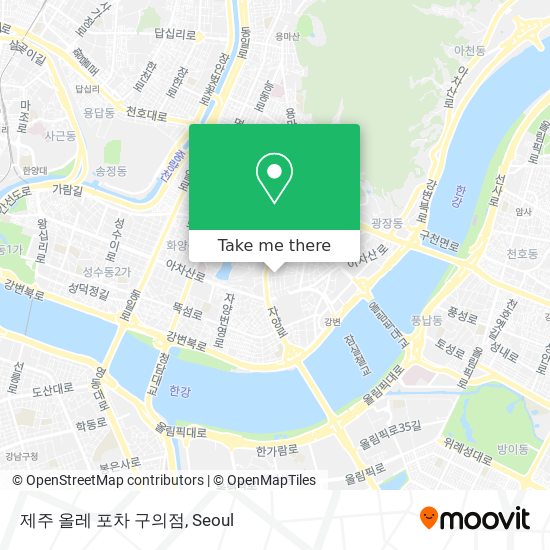 제주 올레 포차 구의점 map