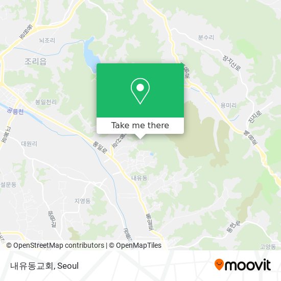 내유동교회 map