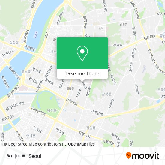 현대마트 map