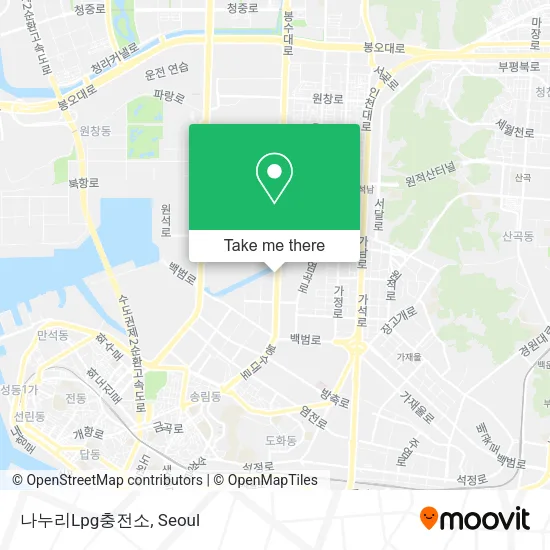 나누리Lpg충전소 map