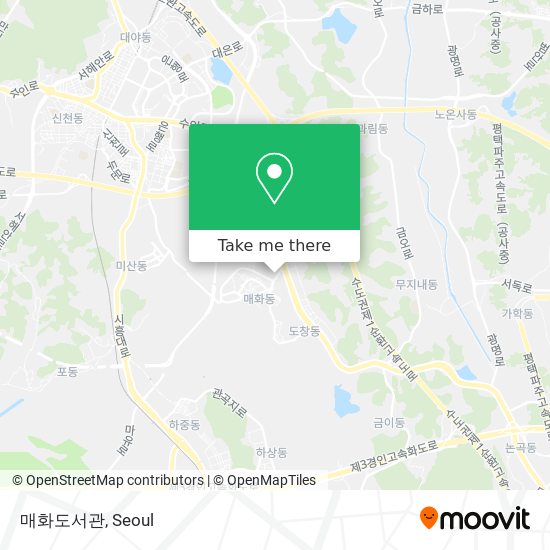 매화도서관 map