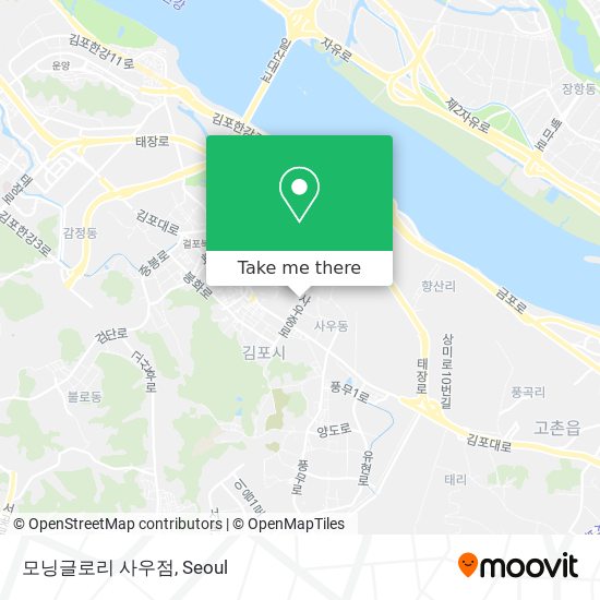 모닝글로리 사우점 map