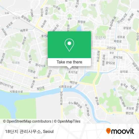 18단지 관리사무소 map