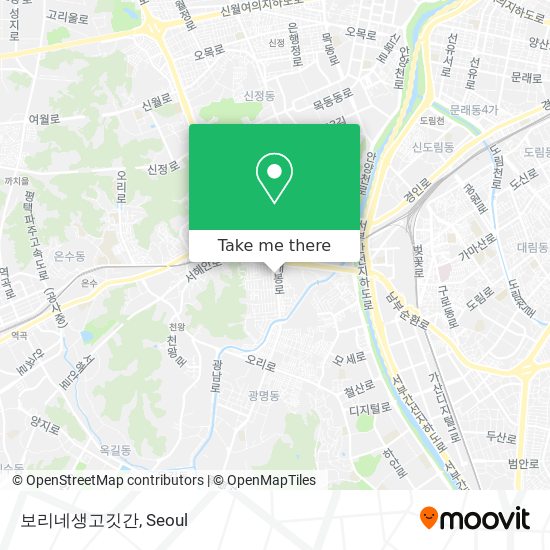 보리네생고깃간 map