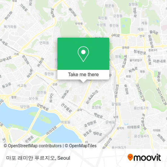 마포 래미안 푸르지오 map