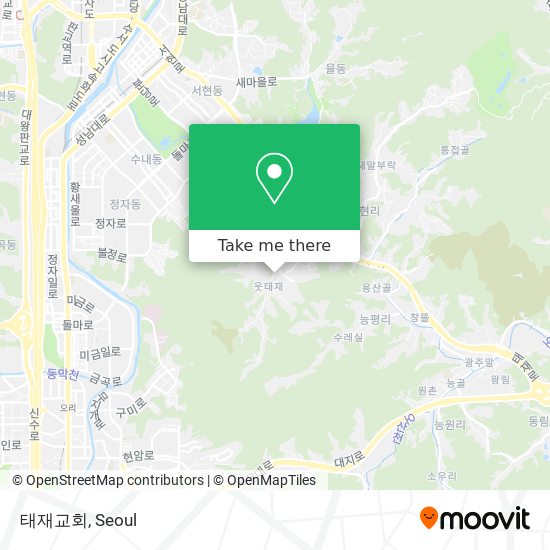 태재교회 map