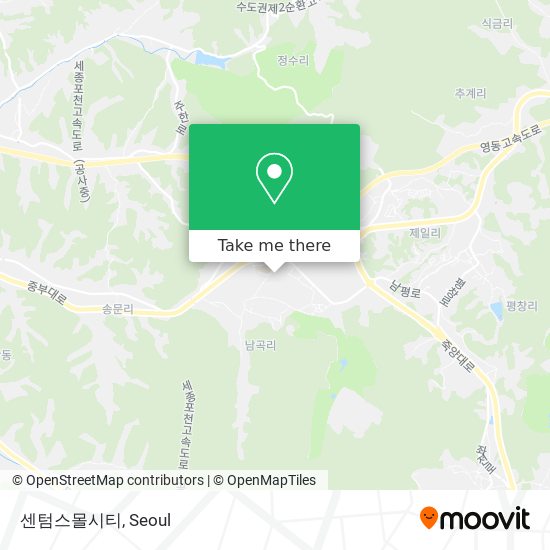 센텀스몰시티 map