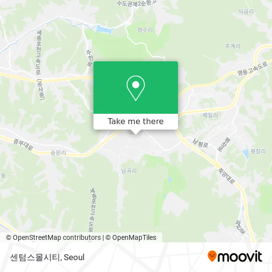 센텀스몰시티 map