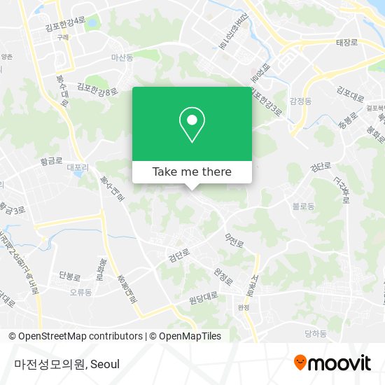 마전성모의원 map