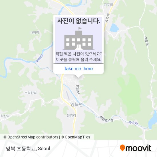 영북 초등학교 map