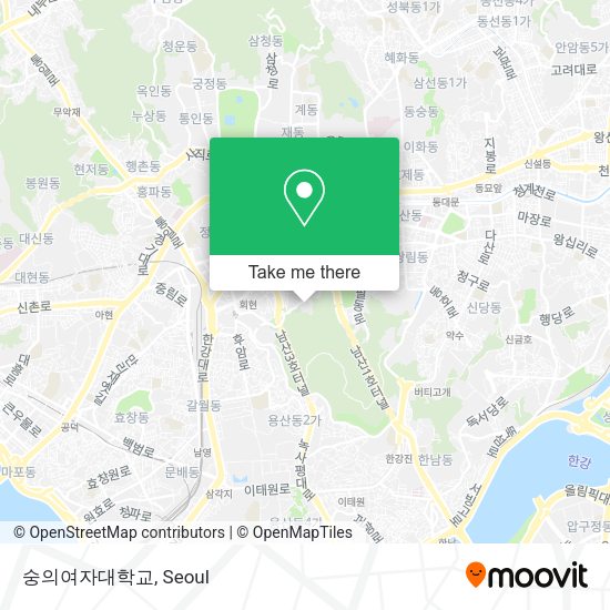 숭의여자대학교 map