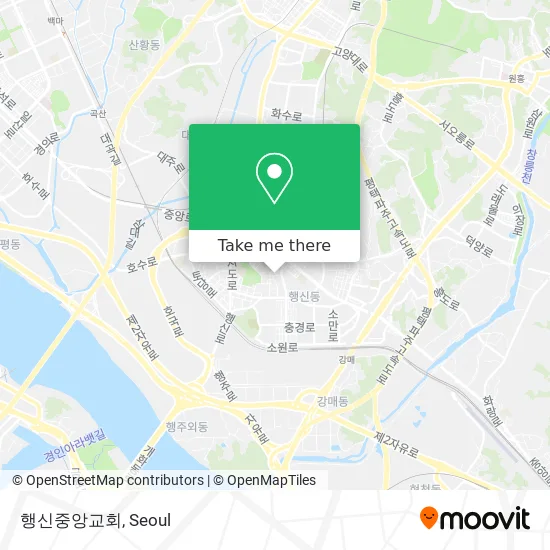 행신중앙교회 map