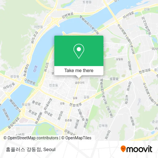 홈플러스 강동점 map