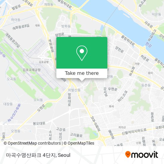 마곡수명산파크 4단지 map