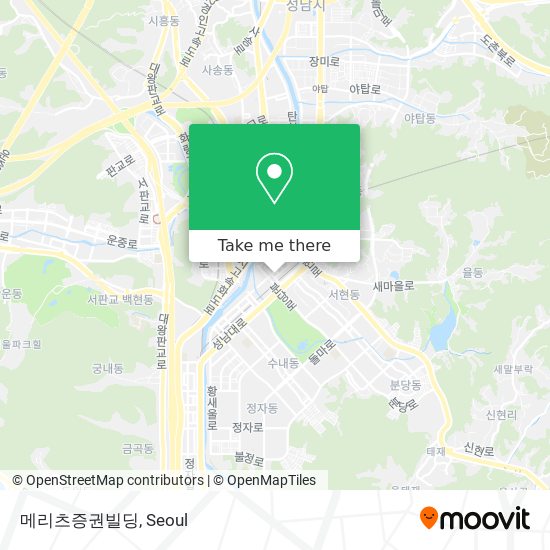 메리츠증권빌딩 map