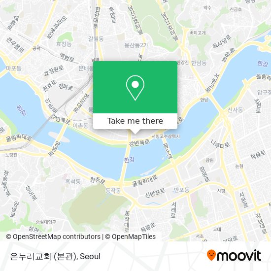 온누리교회 (본관) map