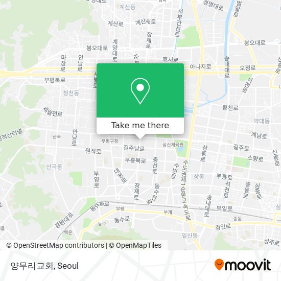 양무리교회 map