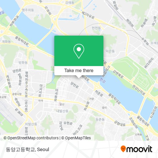 동양고등학교 map