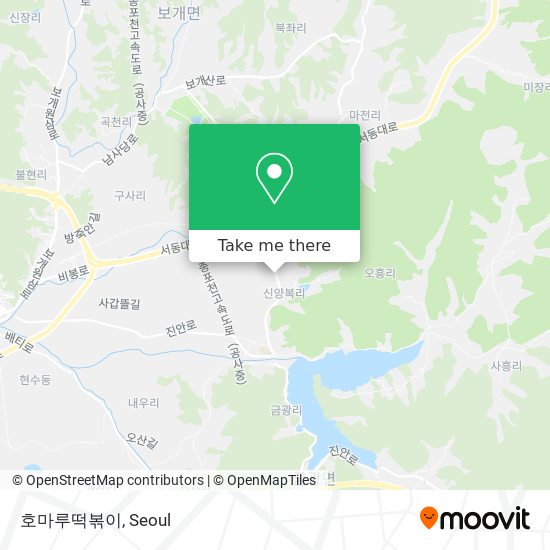 호마루떡볶이 map