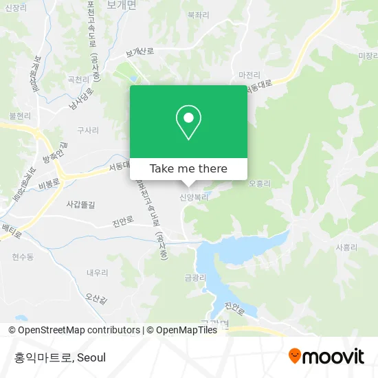 홍익마트로 map