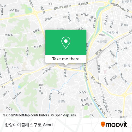 한양아이클래스구로 map