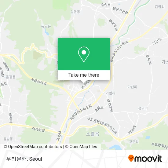 우리은행 map