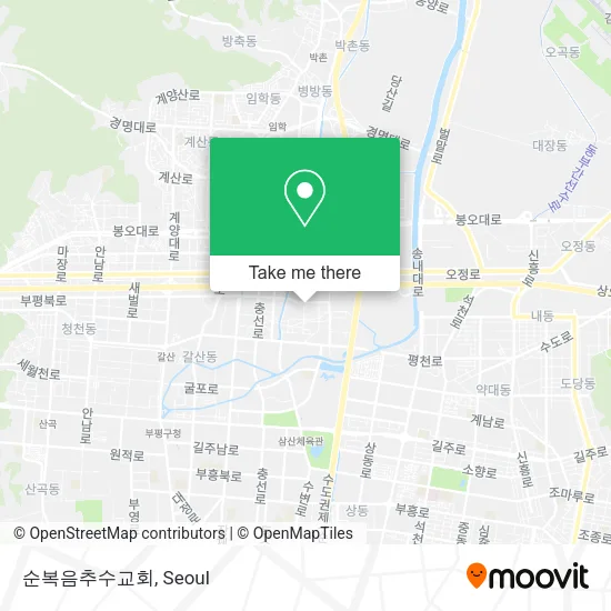 순복음추수교회 map