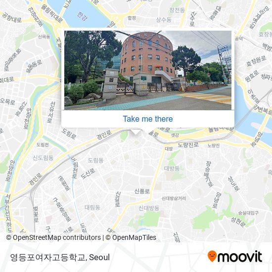 영등포여자고등학교 map