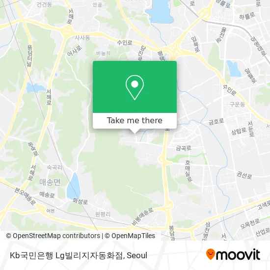 Kb국민은행 Lg빌리지자동화점 map