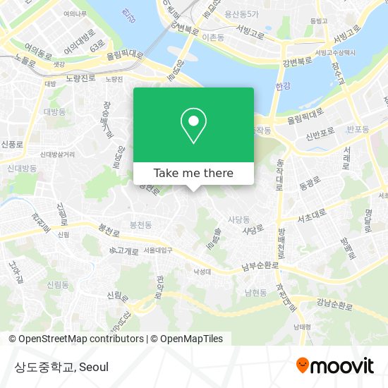 상도중학교 map