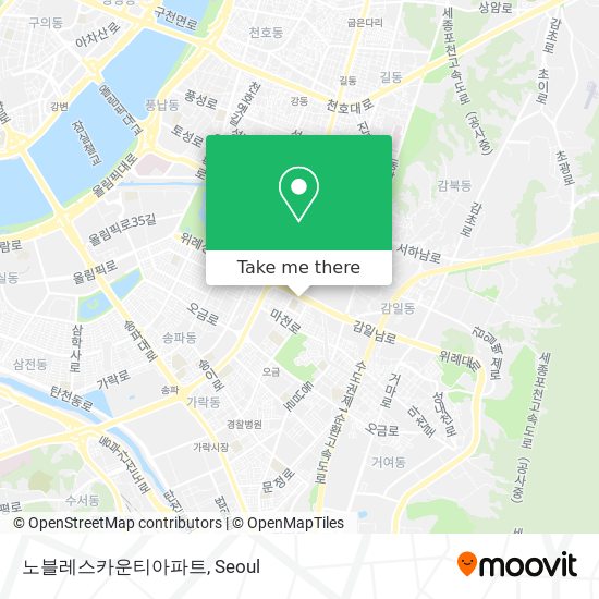 노블레스카운티아파트 map