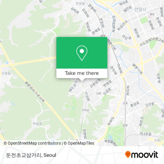 둔전초교삼거리 map