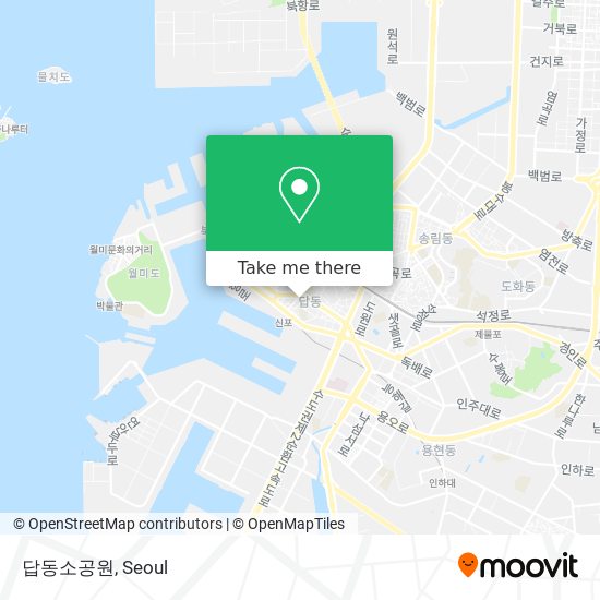 답동소공원 map
