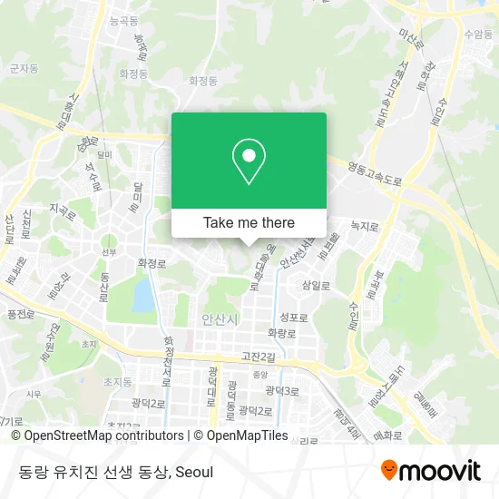 동랑 유치진 선생 동상 map