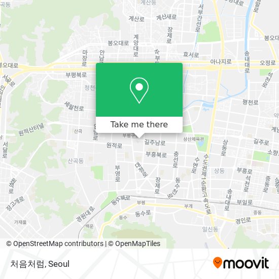 처음처럼 map