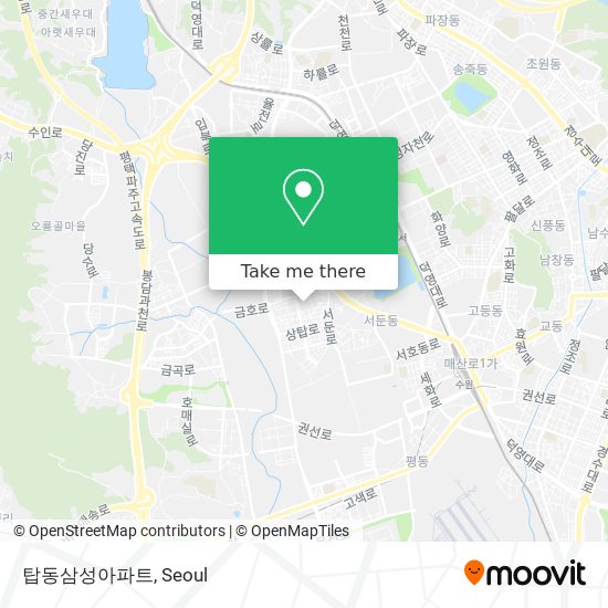 탑동삼성아파트 map