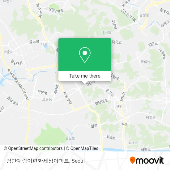 검단대림이편한세상아파트 map