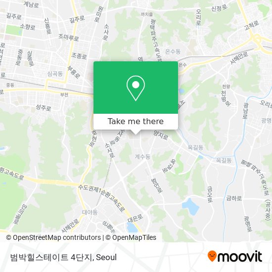 범박힐스테이트 4단지 map