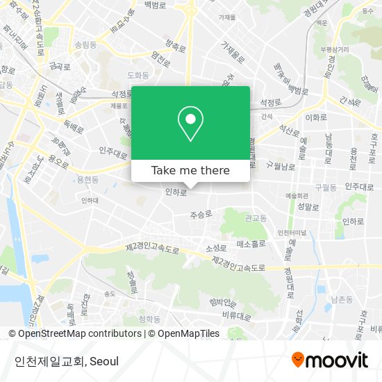 인천제일교회 map