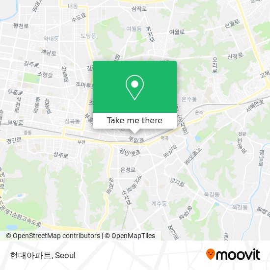 현대아파트 map