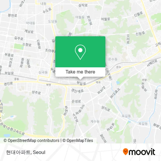 현대아파트 map