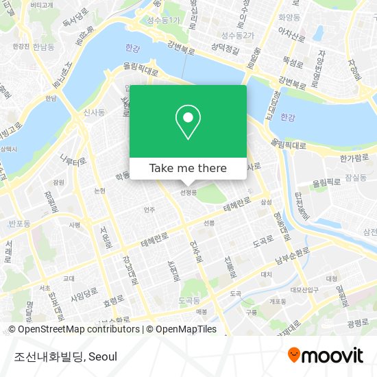 조선내화빌딩 map
