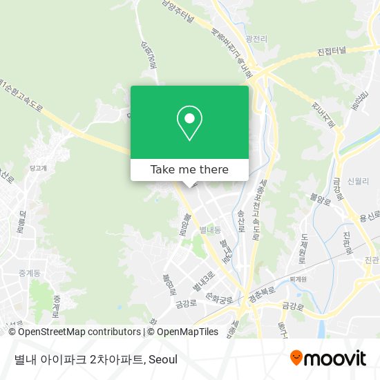 별내 아이파크 2차아파트 map