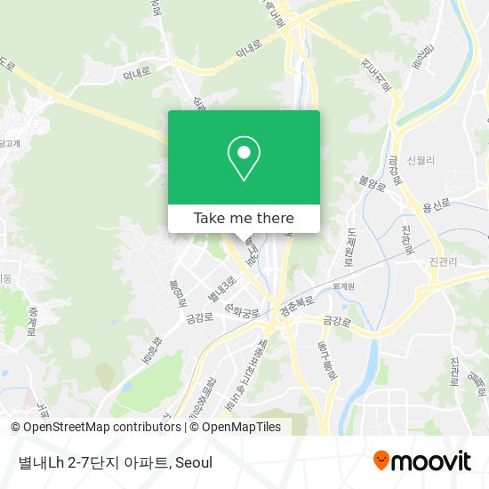 별내Lh 2-7단지 아파트 map