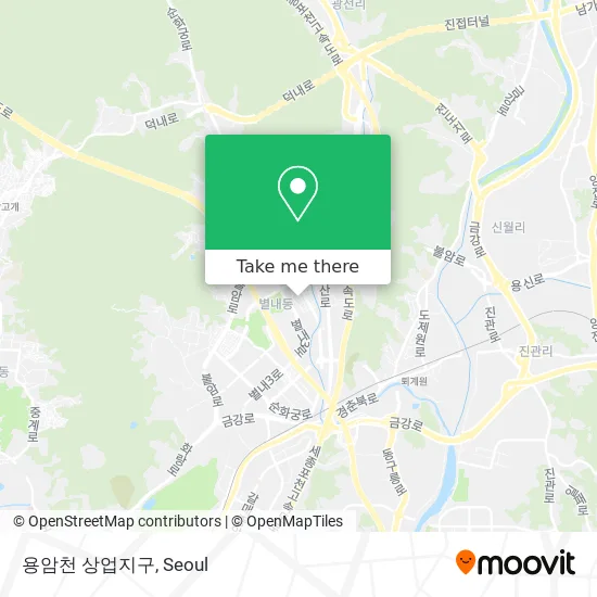용암천 상업지구 map
