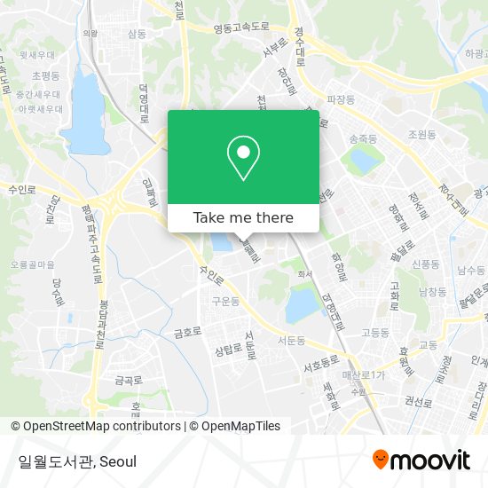 일월도서관 map