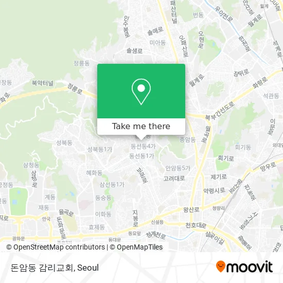 돈암동 감리교회 map