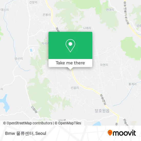 Bmw 물류센터 map