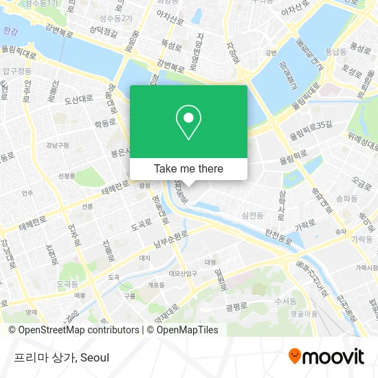 프리마 상가 map