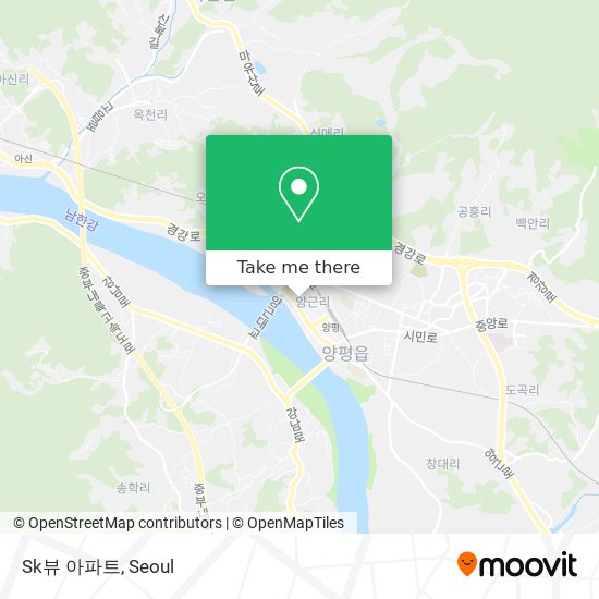 Sk뷰 아파트 map